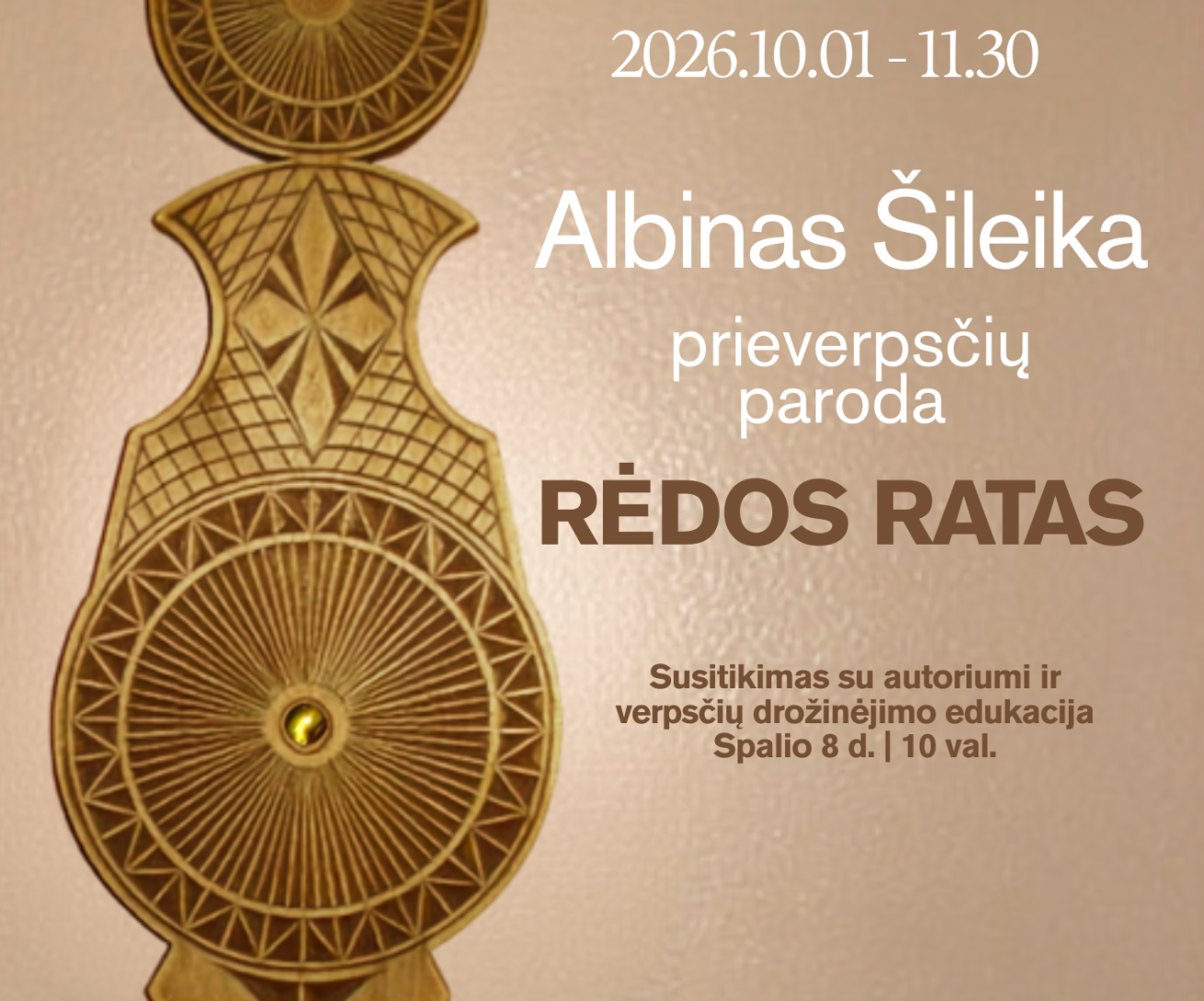 Albino Šileikos prieverpščių paroda „Redos ratas“