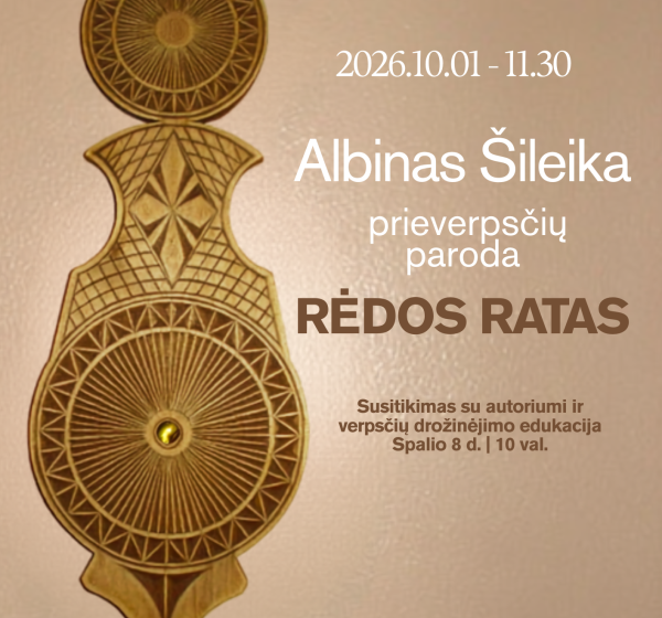 Albino Šileikos prieverpščių paroda „Redos ratas“