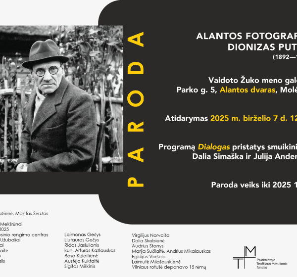 Atradimas: Alantos fotografo Dionizo Putnos (1892–1964) archyvas