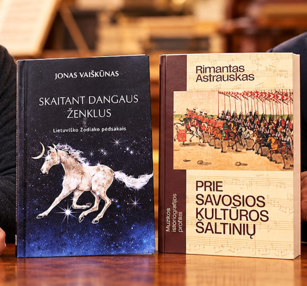 Susitiks dangaus ženklai ir muzikos paveldas: J. Vaiškūno ir R. Astrausko knygų pristatymas