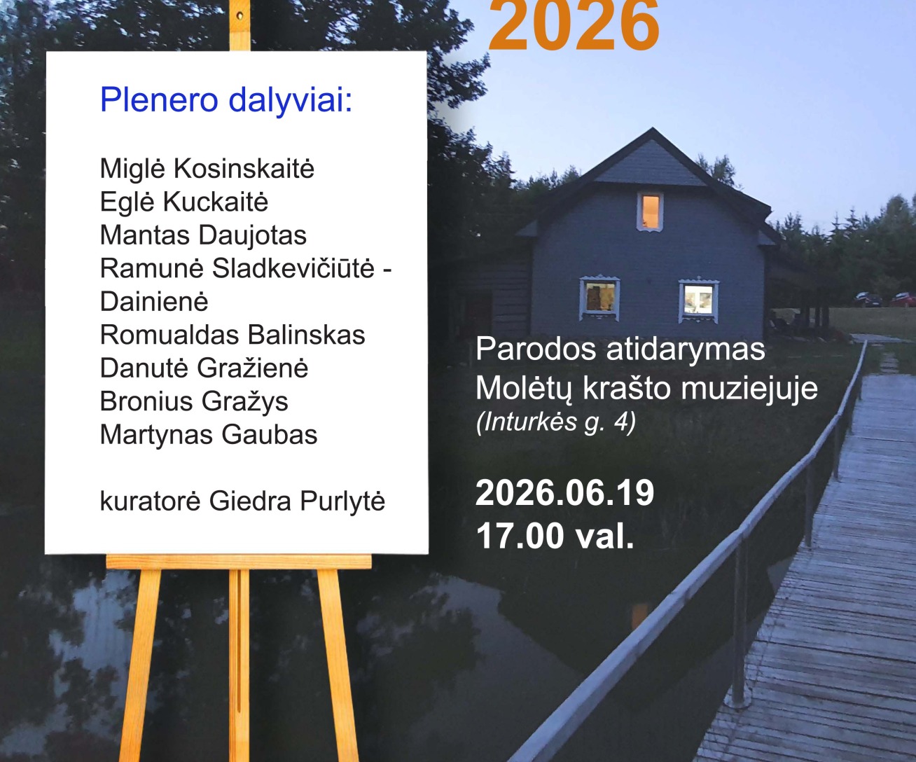 Plenero „Motyvai“ parodos atidarymas