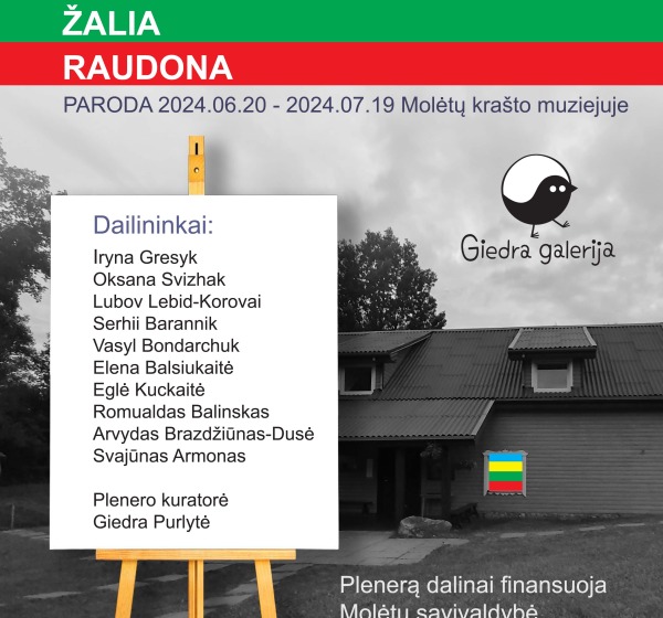 Ukrainos ir Lietuvos dailininkų pleneras „Mėlyna geltona žalia raudona“